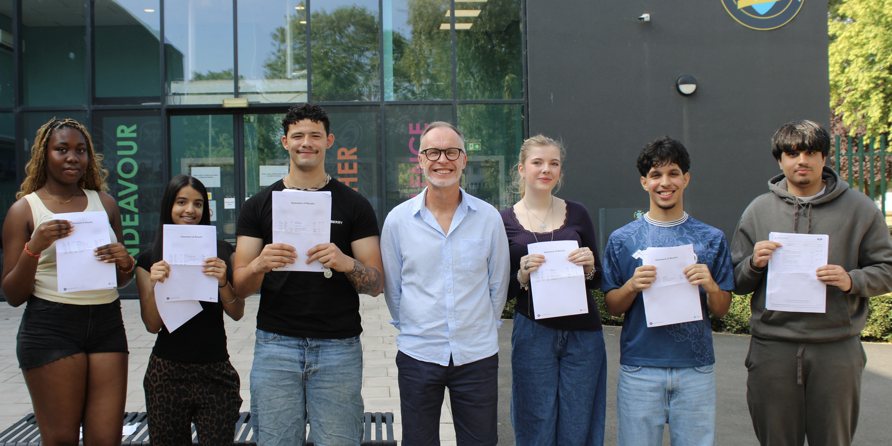 Students celebrate A Level and post-16 results at Ormiston NEW Academy